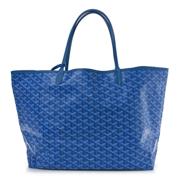 fake designer bags Goyard Goyardine GM Saint Louis in Sky Blue front