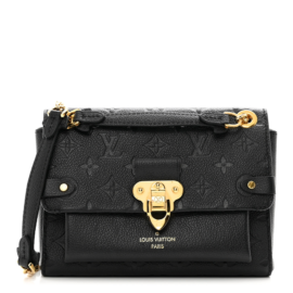 fake designer bags Louis Vuitton Empreinte Vavin BB in Black with Gold Hardware front